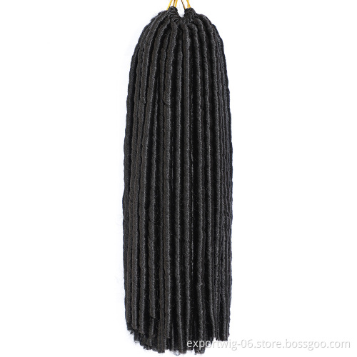 Straight Dread Locs Hair 14 inch Faux Locs Crochet Braid Hair Dread Lock Synthetic Hair Extensions